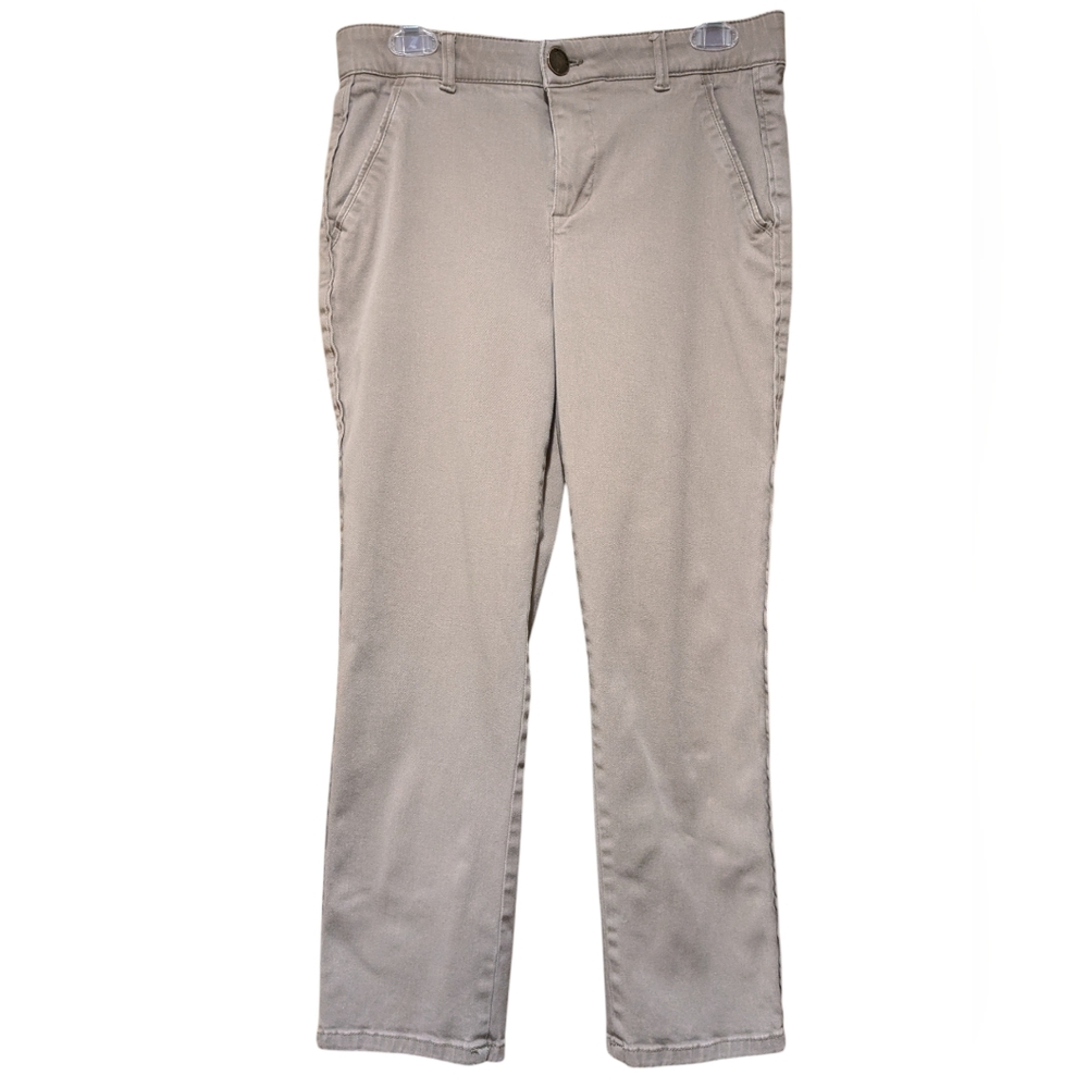 Democracy Ab Solution Straight Leg Khaki Pants sz 6
